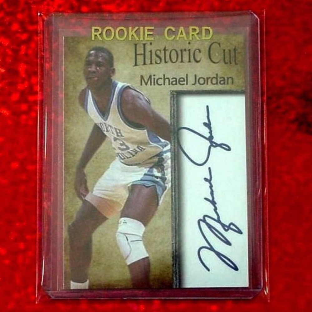 Michael Jordan Rookie Facsimilie Autograph Card